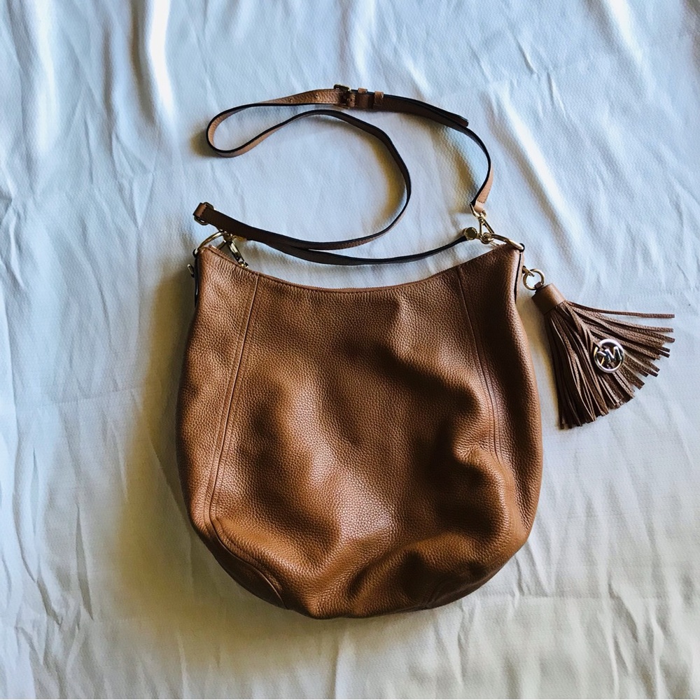 Michael Kors Leather Shoulder Bag - Picture 4 of 12